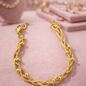 Pulseira dourada Vanessa
