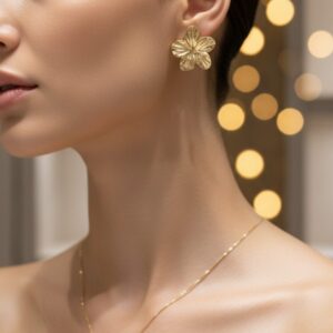 Conjunto Flor Dourada Elegance